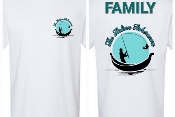 White Unisex Fisherman Tee